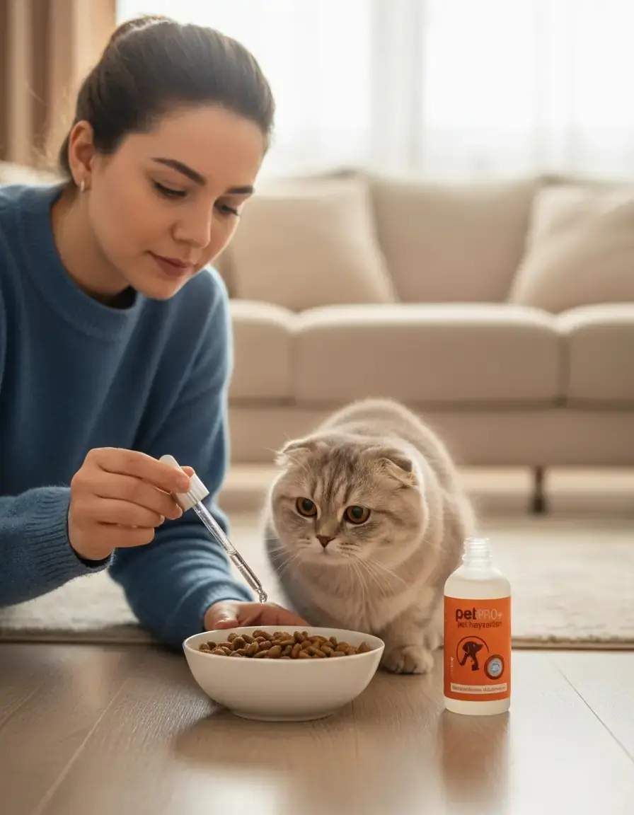 PetPro+ kedi probiyotik şişesi